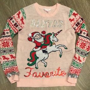 Unicorn Christmas Sweater 